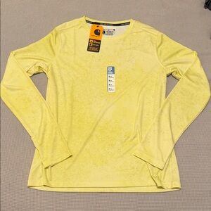 Carhartt Women's Sunlit Yellow Long Sleeve Tee